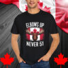 Elbows Up Canada Flag T-Shirt
