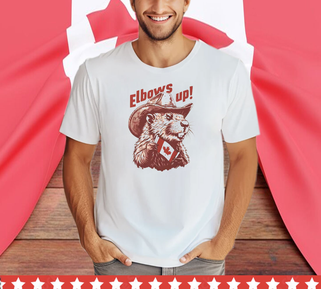 Elbows Up Beaver Graphic Shirt