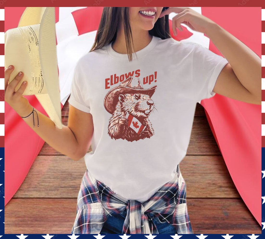 Elbows Up Beaver Graphic Shirt