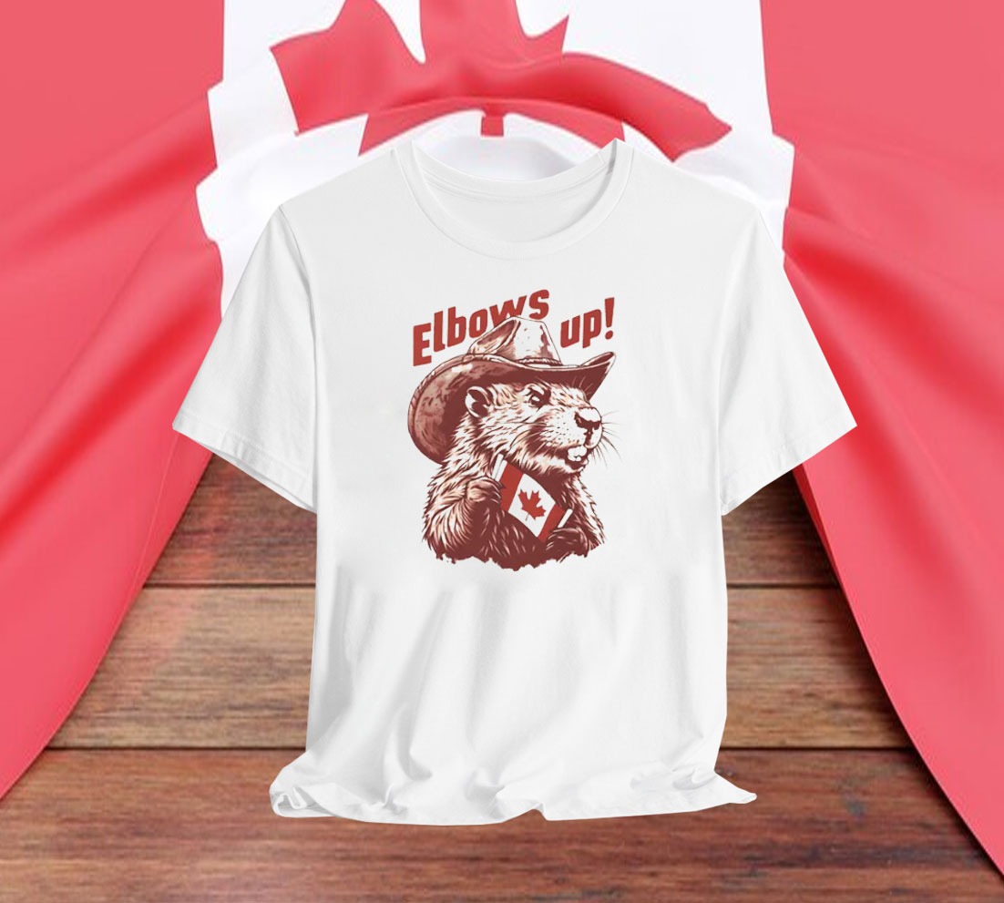 Elbows Up Beaver Graphic Shirt