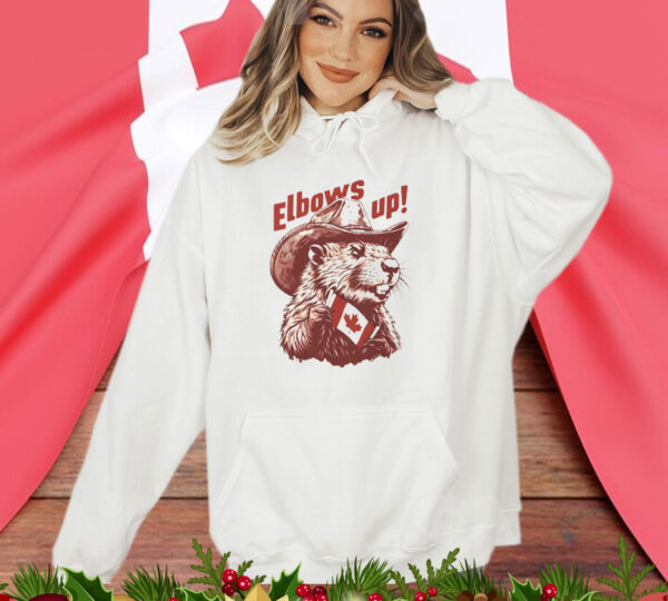 Elbows Up Beaver Graphic Shirt