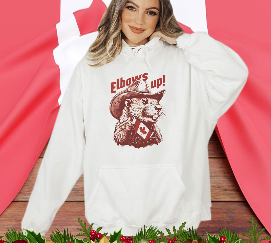 Elbows Up Beaver Graphic Shirt