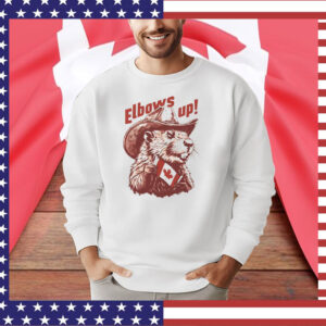 Elbows Up Beaver Graphic Shirt