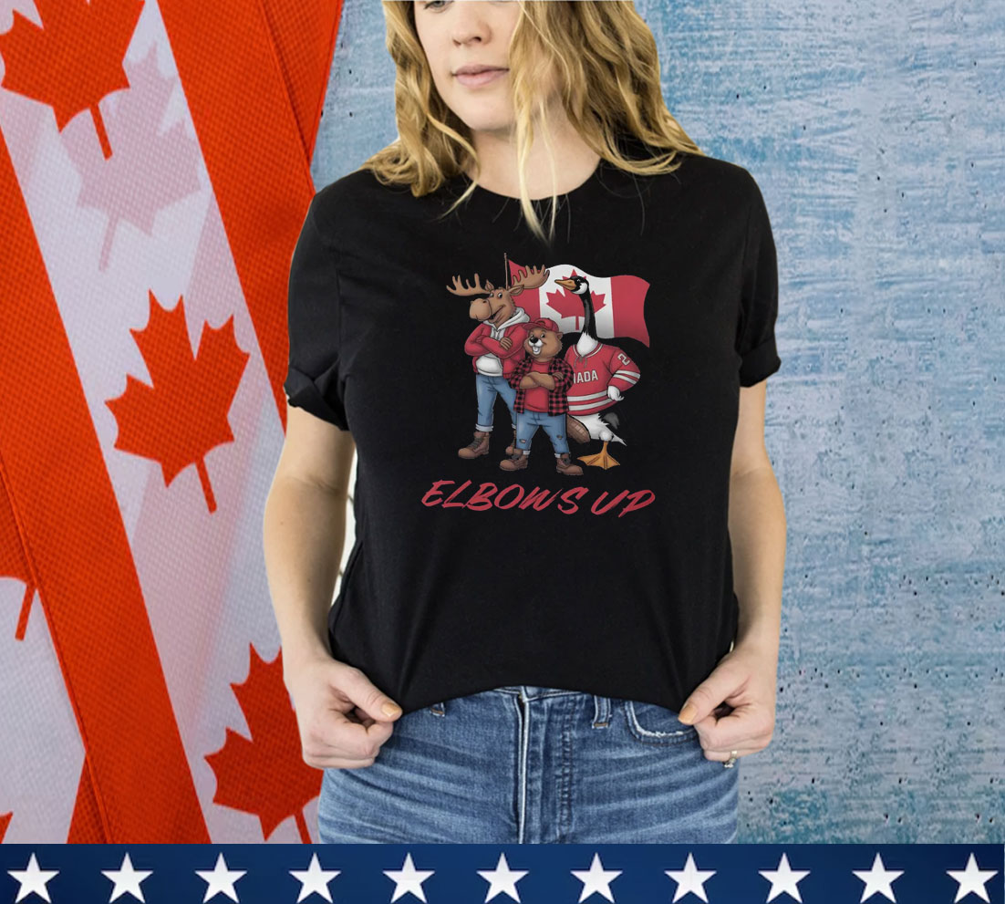 Elbows Up Canada Animal Shirt