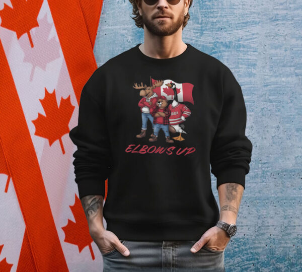 Elbows Up Canada Animal Shirt