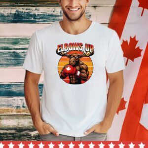 Elbows Up Canadian Moose Boxing Shirt