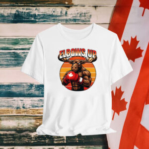 Elbows Up Canadian Moose Boxing Shirt
