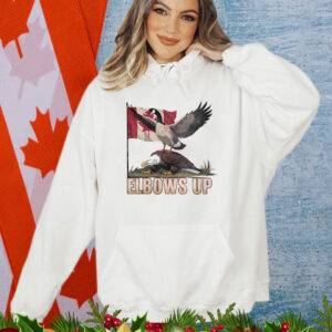 Goose And Eagle Elbows Up Canada Shirt