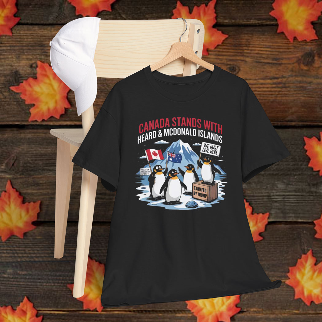 Heard and McDonald Islands β Canada Stands with Australia Shirt