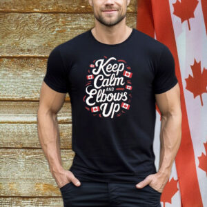 Keep Calm and Elbows Up Subtle T-Shirt