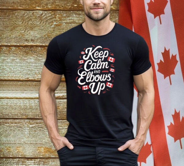 Keep Calm and Elbows Up Subtle T-Shirt