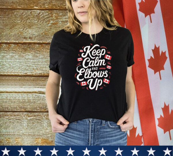 Keep Calm and Elbows Up Subtle T-Shirt