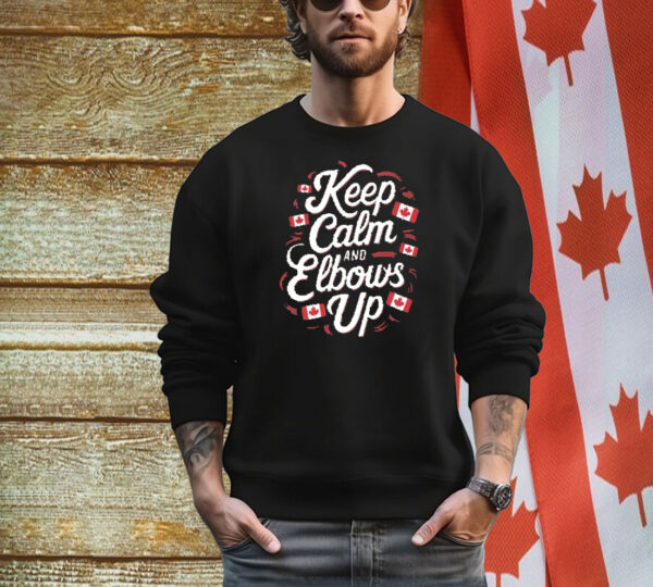 Keep Calm and Elbows Up Subtle T-Shirt
