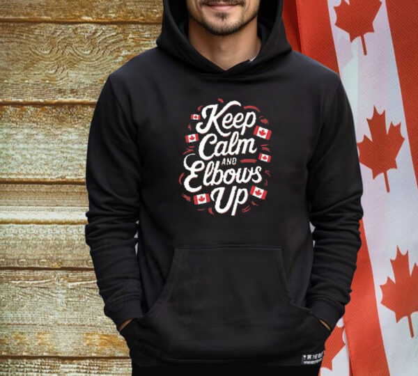Keep Calm and Elbows Up Subtle T-Shirt