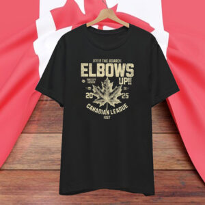 Over The Boards Elbows Up Canadian League Shirt