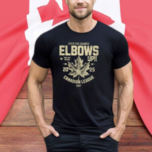 Over The Boards Elbows Up Canadian League Shirt