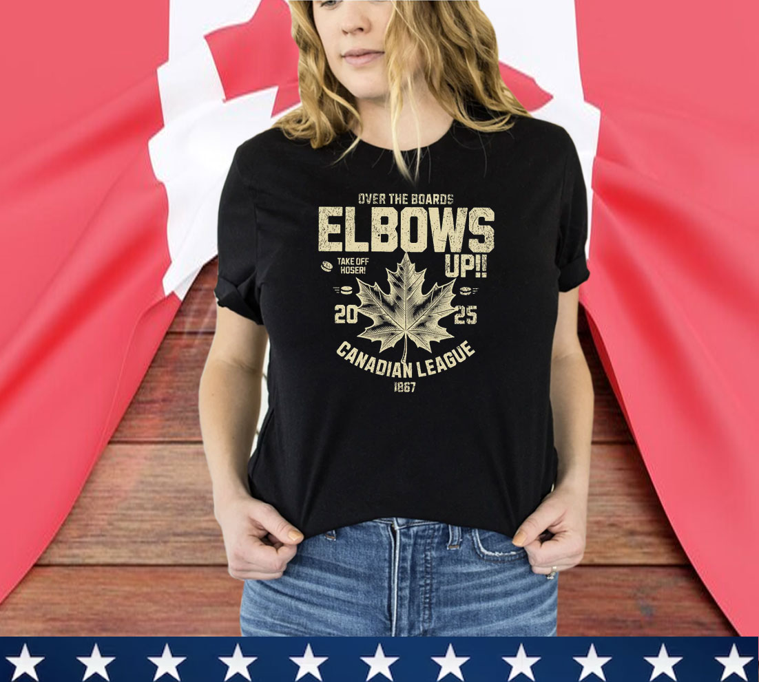 Over The Boards Elbows Up Canadian League Shirt