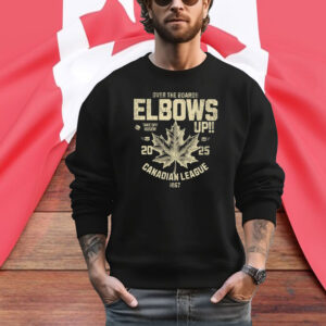 Over The Boards Elbows Up Canadian League Shirt