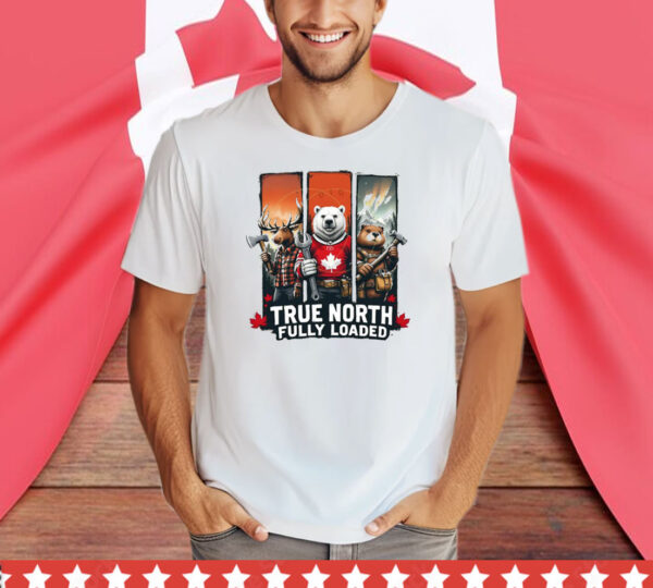 True North Fully Loaded - Elbows Up Moose Bear Beaver Shirt
