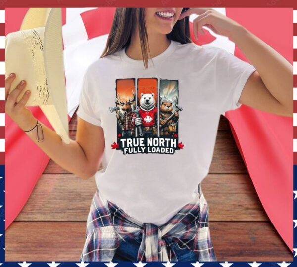 True North Fully Loaded - Elbows Up Moose Bear Beaver Shirt
