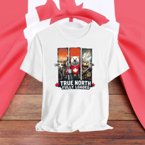 True North Fully Loaded - Elbows Up Moose Bear Beaver Shirt