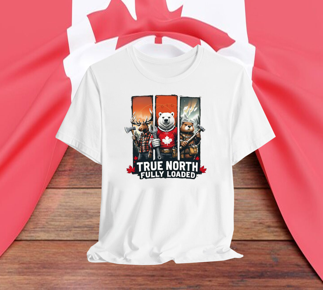 True North Fully Loaded - Elbows Up Moose Bear Beaver Shirt
