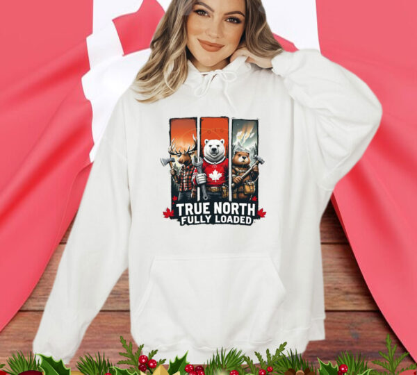 True North Fully Loaded - Elbows Up Moose Bear Beaver Shirt