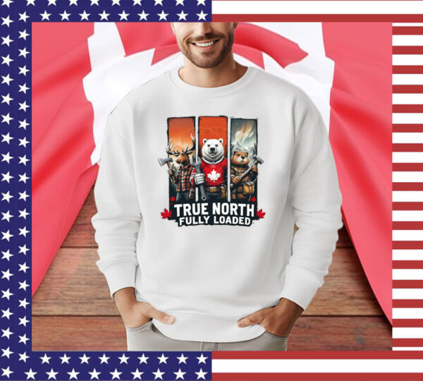 True North Fully Loaded - Elbows Up Moose Bear Beaver Shirt