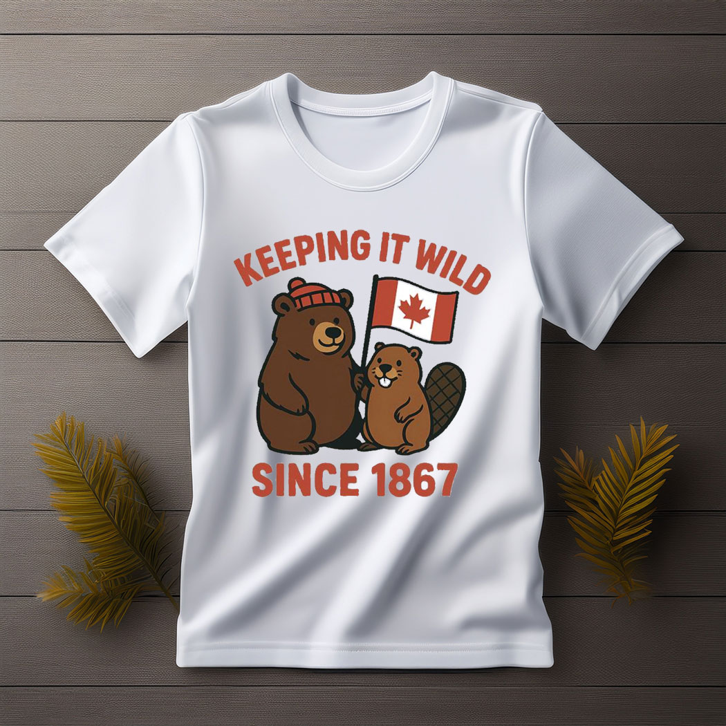 Canada Day Animal T-Shirt,Keeping It Wild Since 1867 Shirt