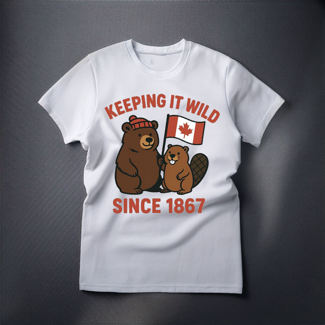 Canada Day Animal T-Shirt,Keeping It Wild Since 1867 Shirt