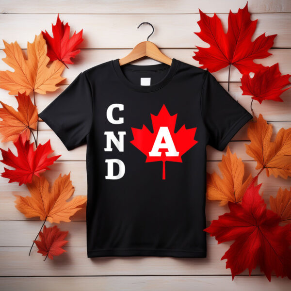Funny Canadian Flag Canada Day Maple Leaf Family T-Shirt