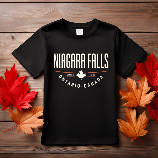 Niagara Falls Ontario Canada Souvenir Family Vacation River T-Shirt