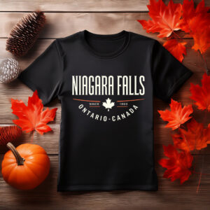 Niagara Falls Ontario Canada Souvenir Family Vacation River T-Shirt