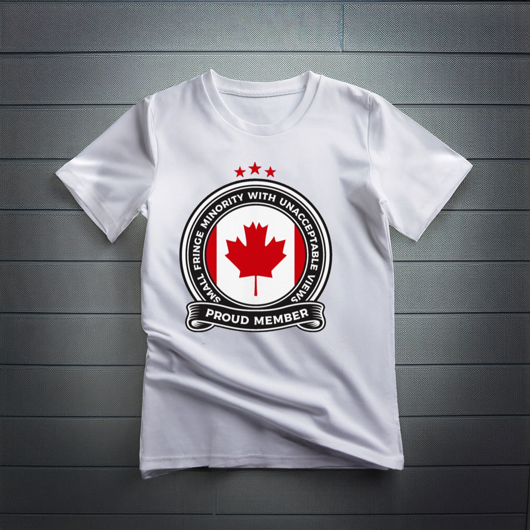Small Fringe Minority With Unacceptable Views on Men's T-Shirt