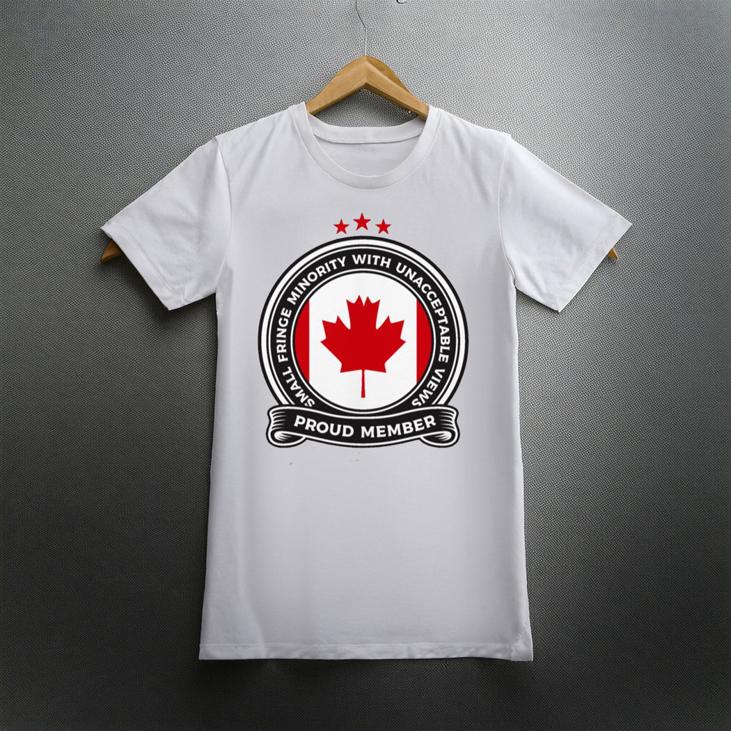 Small Fringe Minority With Unacceptable Views on Men's T-Shirt